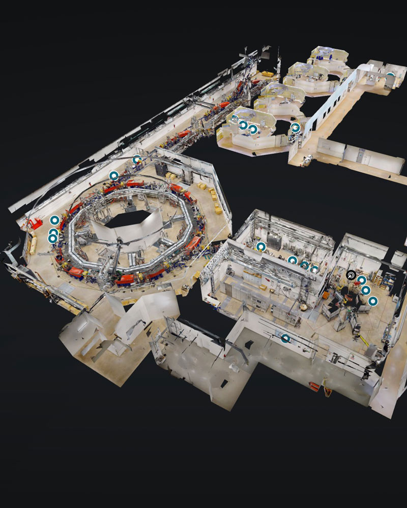 3D Scan des Synchrotron – Partikelbeschleunigers der Marburger Ionenstrahl-Therapie